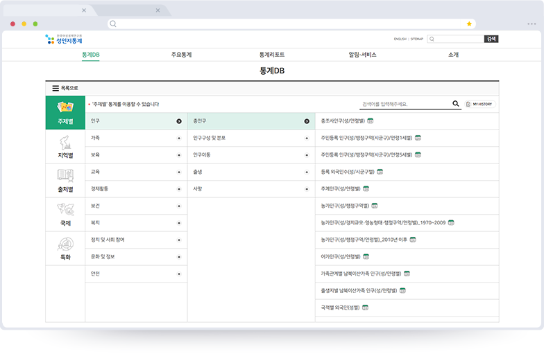 통계DB캡쳐